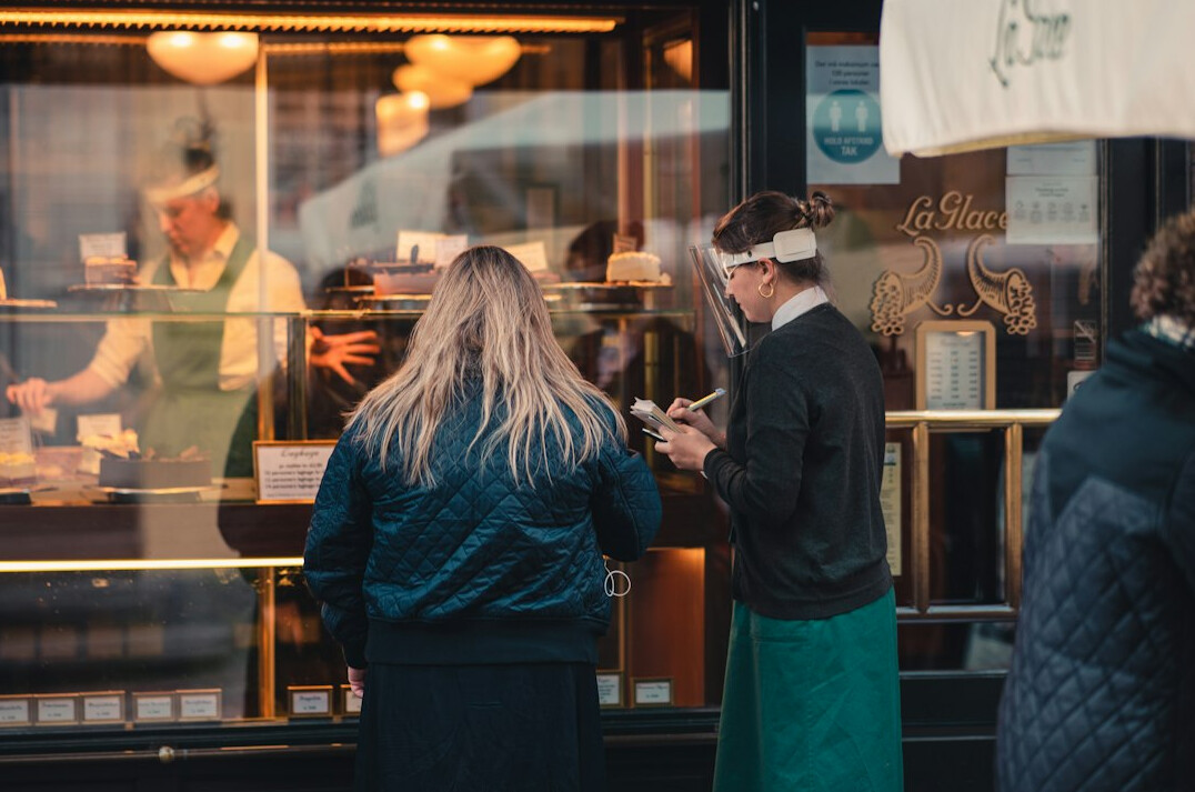 danish cafe with coffee