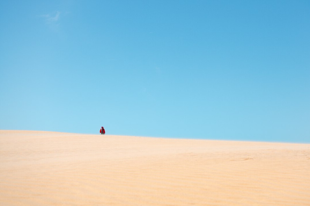danish photographer in landscape