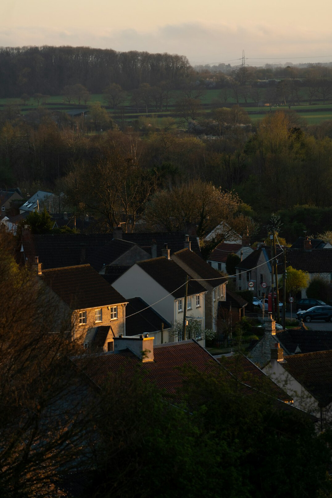 quiet village street